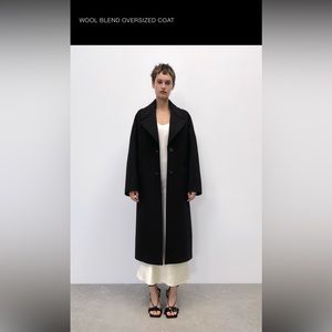 Zara Wool Blend Oversized Coat